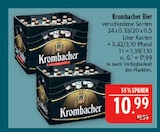 bier Angebote von Krombacher bei Marktkauf Zeitz für 10,99 €