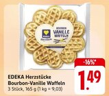 Bourbon-Vanille Waffeln Angebote von EDEKA Herzstücke bei E center Freiburg für 1,49 €