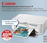 Multifunktionsdrucker Pixma MG3650S im Angebot bei V-Markt in Kaufbeuren Multifunktionsdrucker Pixma MG3650S Angebote von Canon bei V-Markt Kaufbeuren für 49,99 €