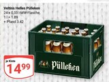Helles Pülleken im Angebot bei GLOBUS in Neunkirchen Helles Pülleken Angebote von Veltins bei GLOBUS Neunkirchen für 14,99 €