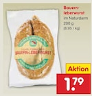 Bauernleberwurst Angebote bei Netto Marken-Discount Hamburg für 1,79 €