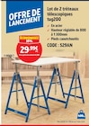 Lot de 2 tréteaux télescopiques tug200 en promo chez Screwfix Reims à 29,99 €