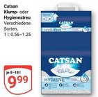 Klump- oder Hygienestreu im Angebot bei GLOBUS in Pulheim Klump- oder Hygienestreu Angebote von Catsan bei GLOBUS Pulheim für 9,99 €