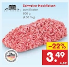 Schweine-Hackfleisch im Netto Marken-Discount Prospekt Schweine-Hackfleisch von Gut Ponholz im aktuellen Netto Marken-Discount Prospekt für 3,49 €