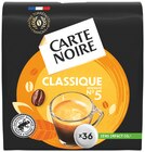 Dosettes café Classique - CARTE NOIRE - Colruyt à Saint-Étienne Dosettes café Classique - CARTE NOIRE en promo chez Colruyt Saint-Étienne