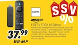 Fire TV Stick 4K Edition von Amazon für 37,99 € bei MEDIMAX im Angebot Fire TV Stick 4K Edition von Amazon im aktuellen MEDIMAX Prospekt