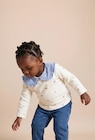 Promo Sweat imprimé à col chambray en coton BIO GOTS à 25,99 € dans le catalogue Monoprix Margaret ""