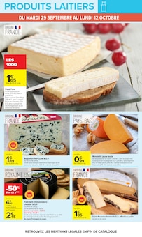 Promotion Mimolette dans le prospectus Carrefour, valable du 29/09/2026 au 12/10/2026 Promo Mimolette dans le catalogue Carrefour du moment à la page 14