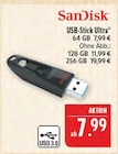 USB-Stick Ultra 64 GB Angebote von SanDisk bei Marktkauf Schwabach für 7,99 €