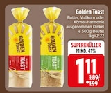 Butter im Angebot bei EDEKA in Memmingen Butter Angebote von Golden Toast bei EDEKA Memmingen für 1,11 €