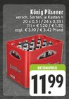König Pilsener im Angebot bei E center in Duisburg König Pilsener Angebote von König Pilsener bei E center Duisburg für 11,99 €
