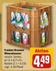 Mineralwasser von Franken Brunnen im aktuellen REWE Prospekt für 4,49 €