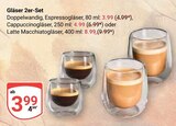 Espressogläser im Angebot bei GLOBUS in Bad Homburg Espressogläser Angebote bei GLOBUS Bad Homburg für 3,99 €