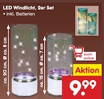 Aktuelles LED Windlicht, 2er Set Angebot bei Netto Marken-Discount in Münster ab 9,99 €
