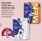 SPORT BOX oder SENSITIVE TOOL von NIVEA MEN im aktuellen V-Markt Prospekt für 4,99 €