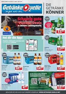 Cola im Getränke Quelle Weydringer Prospekt "...einfach mehr drin" mit 4 Seiten (Paderborn)
