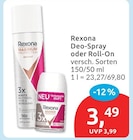 Deo-Spray von Rexona für 3,49 € bei budni im Angebot Deo-Spray von Rexona im aktuellen budni Prospekt