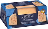 Bloc de foie gras de canard du Sud-Ouest 30% morceaux avec trancheur barquette - MAISON MONTFORT - Intermarché Super Bloc de foie gras de canard du Sud-Ouest 30% morceaux avec trancheur barquette - MAISON MONTFORT à 15,83 € dans le catalogue Intermarché Super