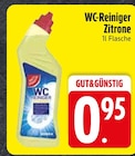 WC-Reiniger Zitrone im Angebot bei EDEKA in Augsburg WC-Reiniger Zitrone Angebote bei EDEKA Augsburg für 0,95 €