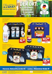 Netto Marken-Discount Prospekt für Hannover mit 2 Seiten Netto Marken-Discount Prospekt für Hannover: "DER ORT, AN DEM DU IMMER AUSGEZEICHNETE PREISE FINDEST.", 2 Seiten, 28.09.2026 - 02.10.2026