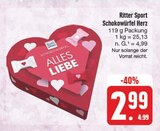 Schokowürfel Herz im Angebot bei EDEKA in Ansbach Schokowürfel Herz Angebote von Ritter Sport bei EDEKA Ansbach für 2,99 €