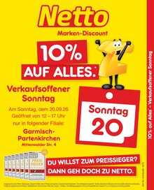 Aktueller Netto Marken-Discount Prospekt für Garmisch-Partenkirchen und Ungebung, Seiten zum blättern Netto Marken-Discount Prospekt 10% auf ALLES mit Seiten in Garmisch-Partenkirchen und Umgebung