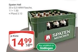 Hell im Angebot bei GLOBUS in Saarbrücken Hell Angebote von Spaten bei GLOBUS Saarbrücken für 14,99 €