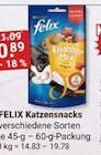 Katzensnacks von felix im aktuellen V-Markt Prospekt