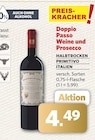 Halbtrocken Primitivo von Doppio Passo im aktuellen combi Prospekt