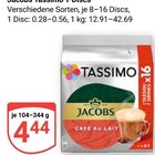 Tassimo T-Discs Angebote von Jacobs bei GLOBUS Krefeld für 4,44 €
