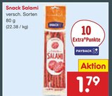 Aktuelles Snack Salami Angebot bei Netto Marken-Discount in Leverkusen ab 1,79 €