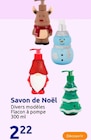 Savon de Noël en promo chez Action Bordeaux à 2,22 €