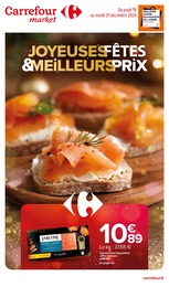 Catalogue Carrefour Market à Brou: «JOYEUSES FÊTES & MEILLEURS PRIX» , pages, du 19/12/2024 au 31/12/2024 Prospectus Carrefour Market à Brou: «JOYEUSES FÊTES & MEILLEURS PRIX» , pages, du 19/12/2024 au 31/12/2024