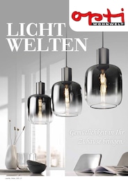 Opti-Wohnwelt Prospekt für Peheim mit 18 Seiten Opti-Wohnwelt Prospekt für Peheim: "Lichtwelten", 18 Seiten, 26.07.2025 - 30.09.2025