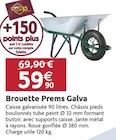 Brouette Prems Galva en promo chez LaMaison.fr Caen à 59,90 €