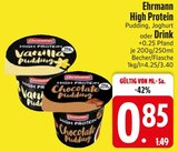 Aktuelles High Protein Vanilla Pudding Angebot bei EDEKA in Regensburg ab 0,85 €