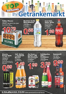 Saft im aktuellen TOP Getränke Prospekt (Neuss) Saft im TOP Getränke Prospekt "Aktuelle Angebote" mit 4 Seiten (Neuss)