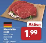 Rinderhüftsteak natur Angebote bei combi Ahlen für 1,99 €
