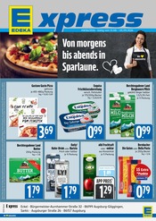 E xpress Supermarkt Prospekt der aktuellen Woche mit 4 Seiten, gültig von 31.08.2026 bis 05.09.2026, in Gersthofen und Umgebung Aktueller E xpress Supermarkt Prospekt in Gersthofen und Umgebung, "Wir lieben Lebensmittel." mit 4 Seiten, 31.08.2026 - 05.09.2026