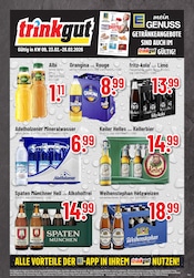 Trinkgut Discounter Prospekt der aktuellen Woche mit 2 Seiten, gültig von 23.02.2026 bis 28.02.2026, in Neckarwestheim und Umgebung Aktueller Trinkgut Discounter Prospekt in Neckarwestheim und Umgebung, "Aktuelle Angebote" mit 2 Seiten, 23.02.2026 - 28.02.2026