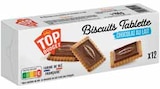 Biscuits tablette chocolat au lait - TOP BUDGET dans le catalogue Intermarché