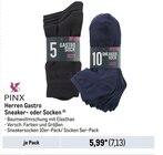 Herren Gastro Sneaker- oder Socken Angebote von Pinx bei Metro Bautzen für 7,13 €