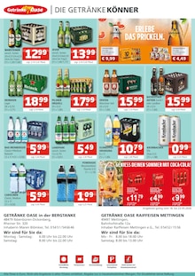Coca Cola im aktuellen Getränke Oase Prospekt (Ibbenbüren) Coca Cola im Getränke Oase Prospekt "Aktuelle Angebote" mit 2 Seiten (Ibbenbüren)