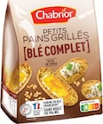 Petits Pains Grillés Blé Complet - Chabrior en promo chez Intermarché Hyper Paris à 0,66 €