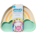 Teller Silikon mit Trennschale Regenbogen mint/creme im Angebot bei dm-drogerie markt in Darmstadt Teller Silikon mit Trennschale Regenbogen mint/creme Angebote von babylove bei dm-drogerie markt Darmstadt für 8,45 €