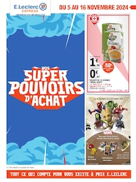 Catalogue Supermarchés E.Leclerc en cours à Envermeu et alentours, VOS SUPER POUVOIRS D'ACHAT, 12 pages, 05/11/2024 - 16/11/2024