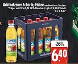 Schorle oder Eistee von Adelholzener im aktuellen E xpress Prospekt für 6,40 €