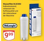 Wasserfilter DLSC002 im Angebot bei GLOBUS in Gießen Wasserfilter DLSC002 Angebote von DeLonghi bei GLOBUS Gießen für 9,99 €