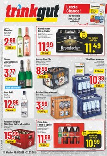 Coca Cola im aktuellen Trinkgut Prospekt (Celle) Coca Cola im Trinkgut Prospekt "Aktuelle Angebote" mit 10 Seiten (Celle)