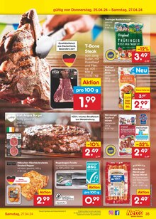 Steak im Netto Marken-Discount Prospekt "Aktuelle Angebote" mit 51 Seiten (Bremen)